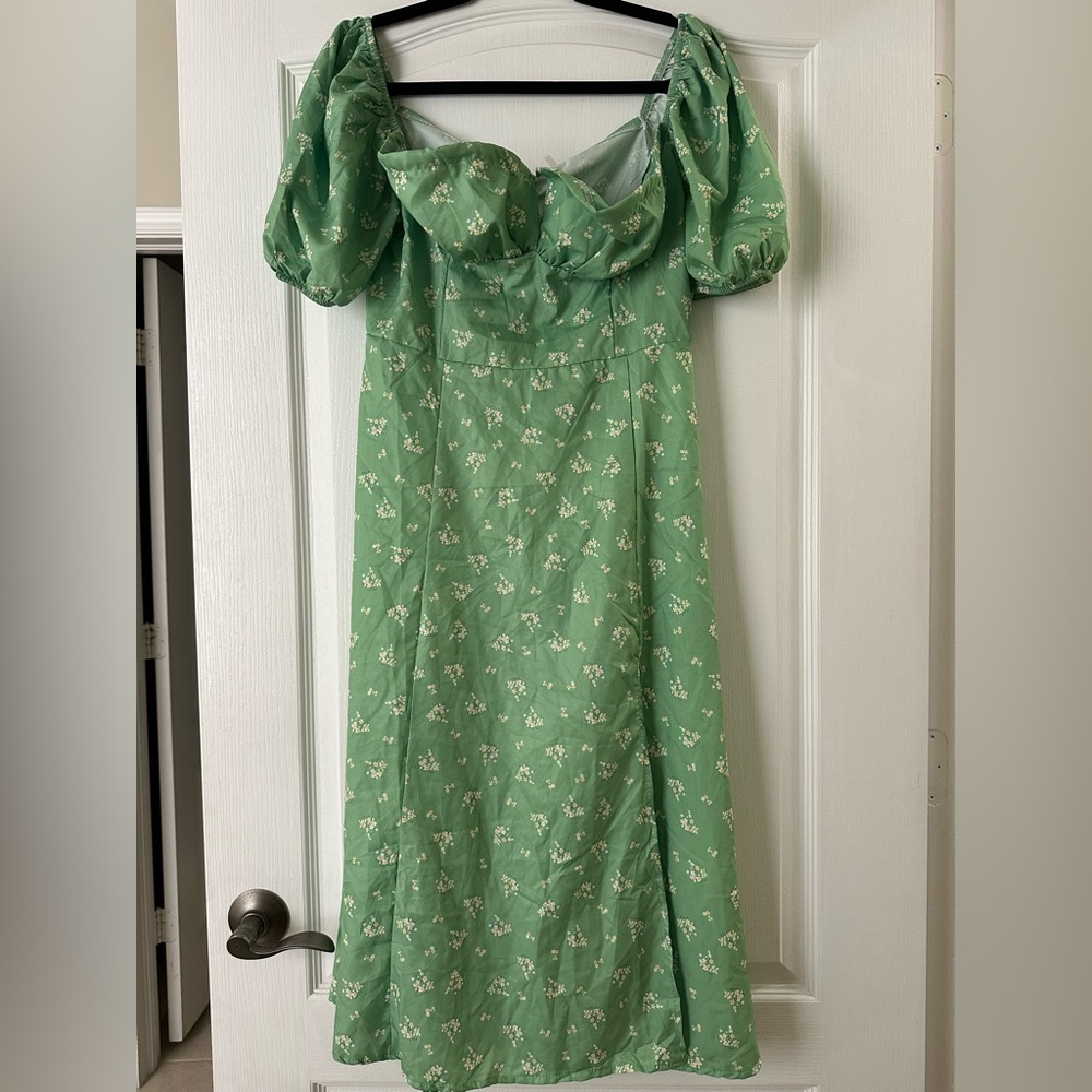 NWOT Amazon Green Dress